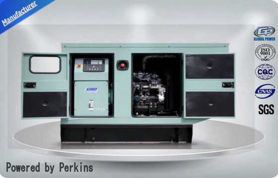 चीन 75 dB Perkins Deisel Generator Set , Silent Diesel Genset 20 kva / 400v आपूर्तिकर्ता
