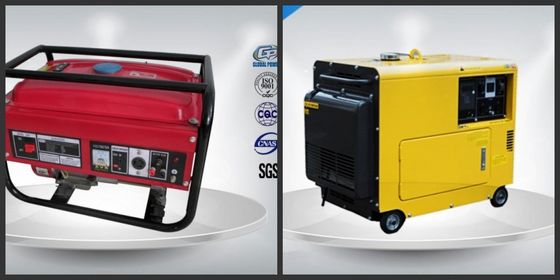 चीन 10-12 Kva Open Portable Gasoline Generator Set Silent With Electric Starter आपूर्तिकर्ता
