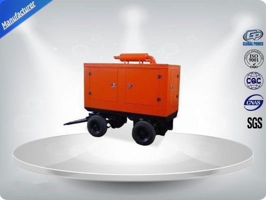 चीन 400 / 230V Portable Trailer Mounted Generator 191 Kw Output Power In - Line Config आपूर्तिकर्ता