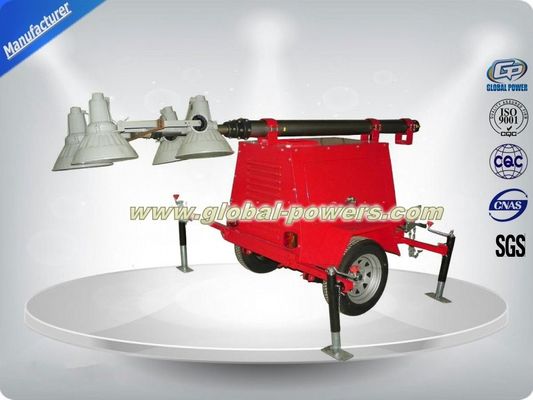 चीन Lead Acid Battery Generator Light Tower Trailer For Emergency Lighting आपूर्तिकर्ता