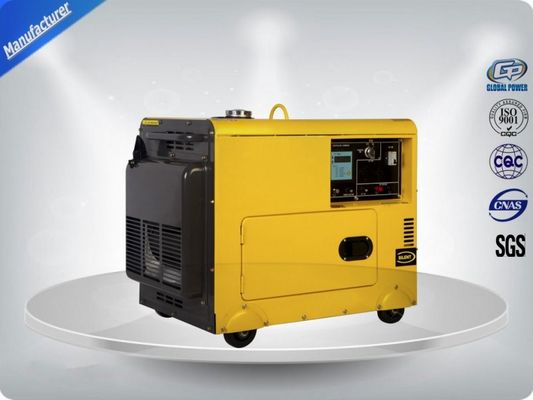 चीन 4.5kva Silent Diesel Generator For  Home Use 3 Phase Portable Generator Set 72 dB With Digital Panel , Silent Frame आपूर्तिकर्ता