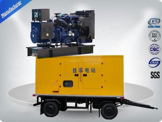 चीन 80kw 100kva Trailer Mounted Silent Type Generator With Cummins Diesel Engine Low Fuel Consumption आपूर्तिकर्ता