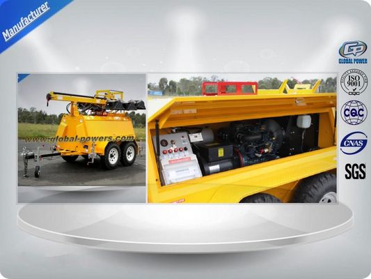 50 हर्ट्ज निर्माण आपातकालीन मोबाइल लाइट टॉवर 8 घंटे निरंतर चल रहा है आपूर्तिकर्ता