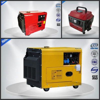 Gasoline Engine Generator Set 7.0-7.5 kw / kva , Portable Genset For Rent आपूर्तिकर्ता