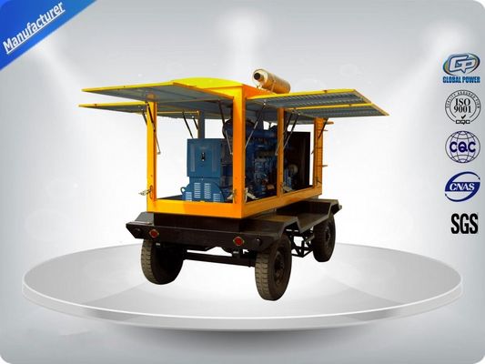 Movable Three Phase Trailer Mounted Generator Silent Type 200-500Kw 600Kva आपूर्तिकर्ता