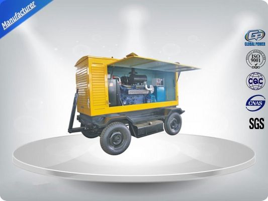 CE / ISO 3 Phase Trailer Mounted Diesel Generator Soundproof six Cylinder आपूर्तिकर्ता