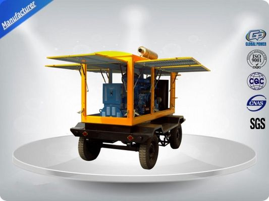 Moblie Tralier Diesel Generator Set 4 Stroke 50kva ISUZU Diesel Genset 4JB1T-S / 46 आपूर्तिकर्ता