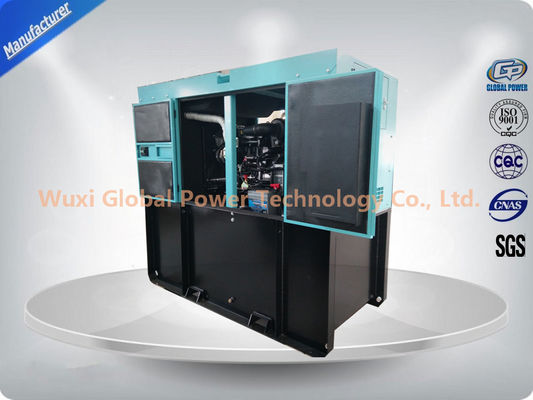 36KW ध्वनिप्रूफ डीजल जनरेटर सेट (सुपर साइलेंट टाइप) पर्किन्स इंजन द्वारा संचालित आपूर्तिकर्ता