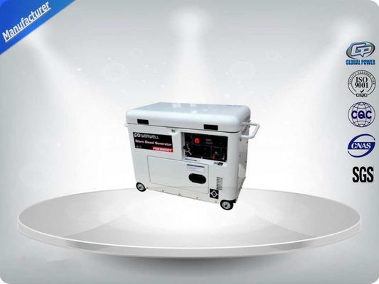 50 हर्ट्ज 7.5किवा साइलेंट / ओपन पोर्टेबल डीजल जेनरेटर, मैक्स आउटपुट 8.25 किलो एयर कूल्ड एकल चरण डीजल जेनरेटर आपूर्तिकर्ता